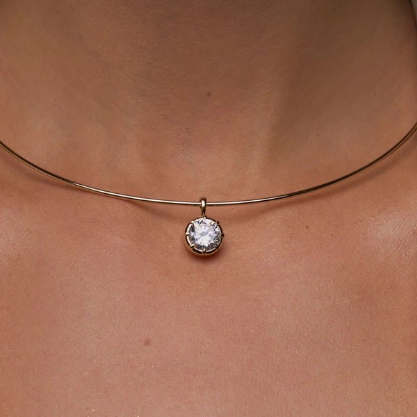 Lili Claspe Mara Round Charm | Two Tone