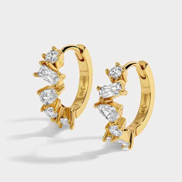 Lili Claspe Mavis Huggies | Gold Plated