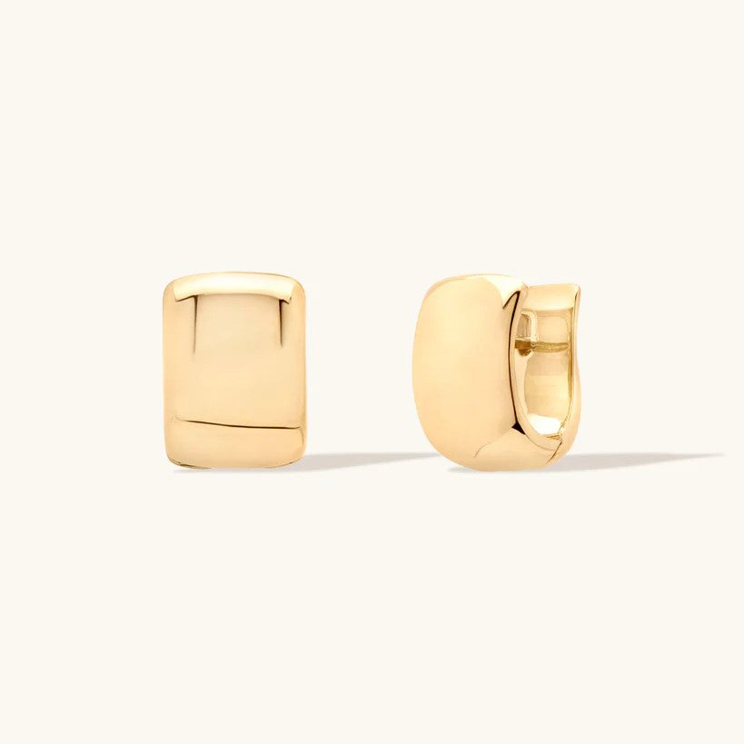 Leah Alexandra Fold Earrings | Gold Vermeil