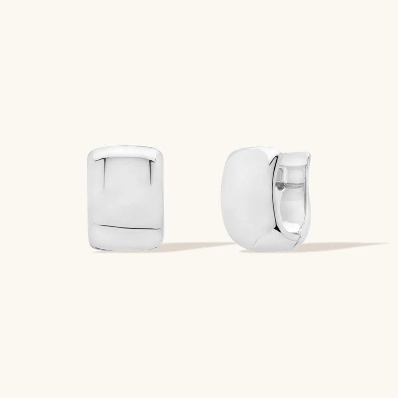 Leah Alexandra Fold Earrings | Sterling Silver