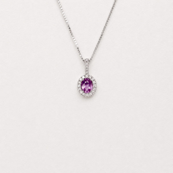Pink Sapphire pendant