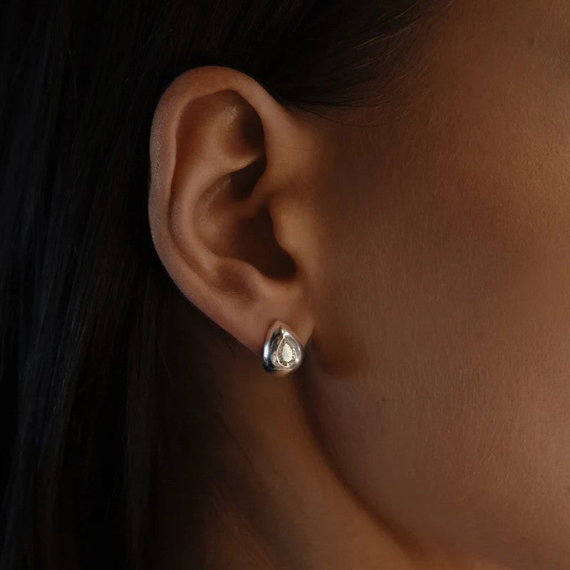 Leah Alexandra Perfect Puff Earrings | Sterling Silver