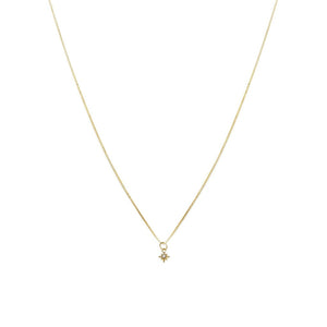 Leah Alexandra Starburst necklace-10k yellow gold