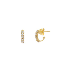 Leah Alexandra-Demi Hoop Gold