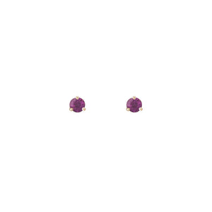 Leah Alexandra-Element studs-gold and garnet