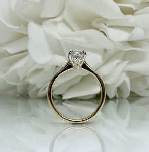 14kY/W 1.50 carat Lab Grown Diamond Engagement Ring