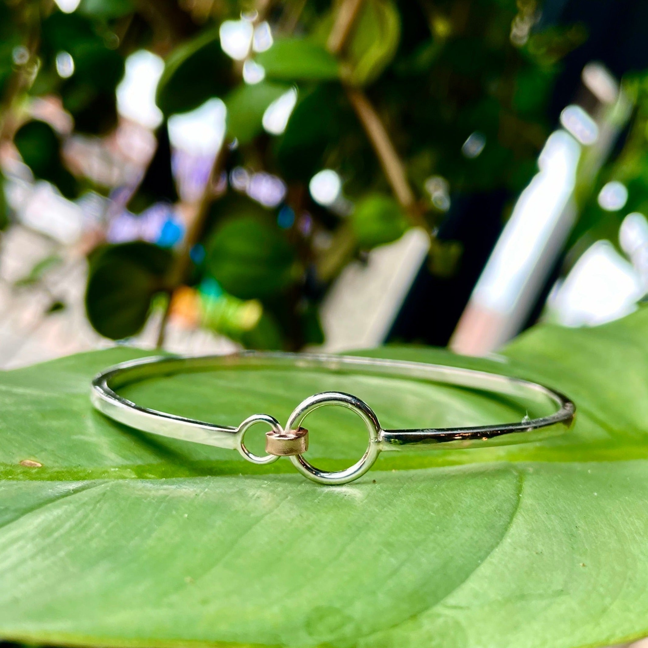 McKenna Kay Designs- sterling silver bangle called-"Connect"