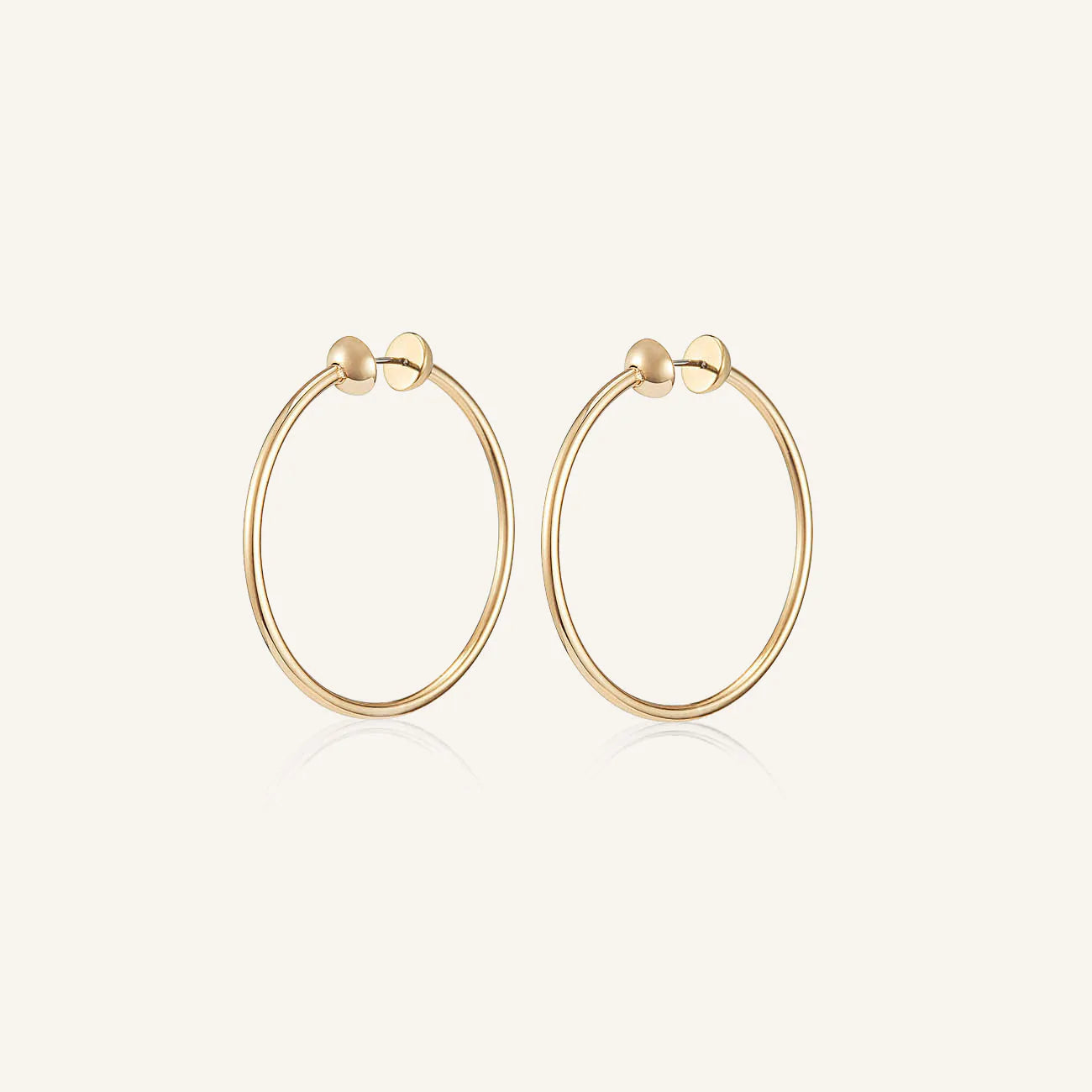 Jenny Bird Icon hoops-small gold