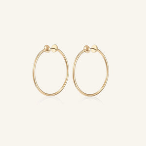 Jenny Bird Icon hoops-small gold