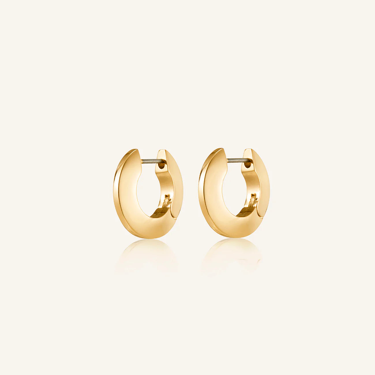 Jenny Bird Toni hinged hoops-small gold