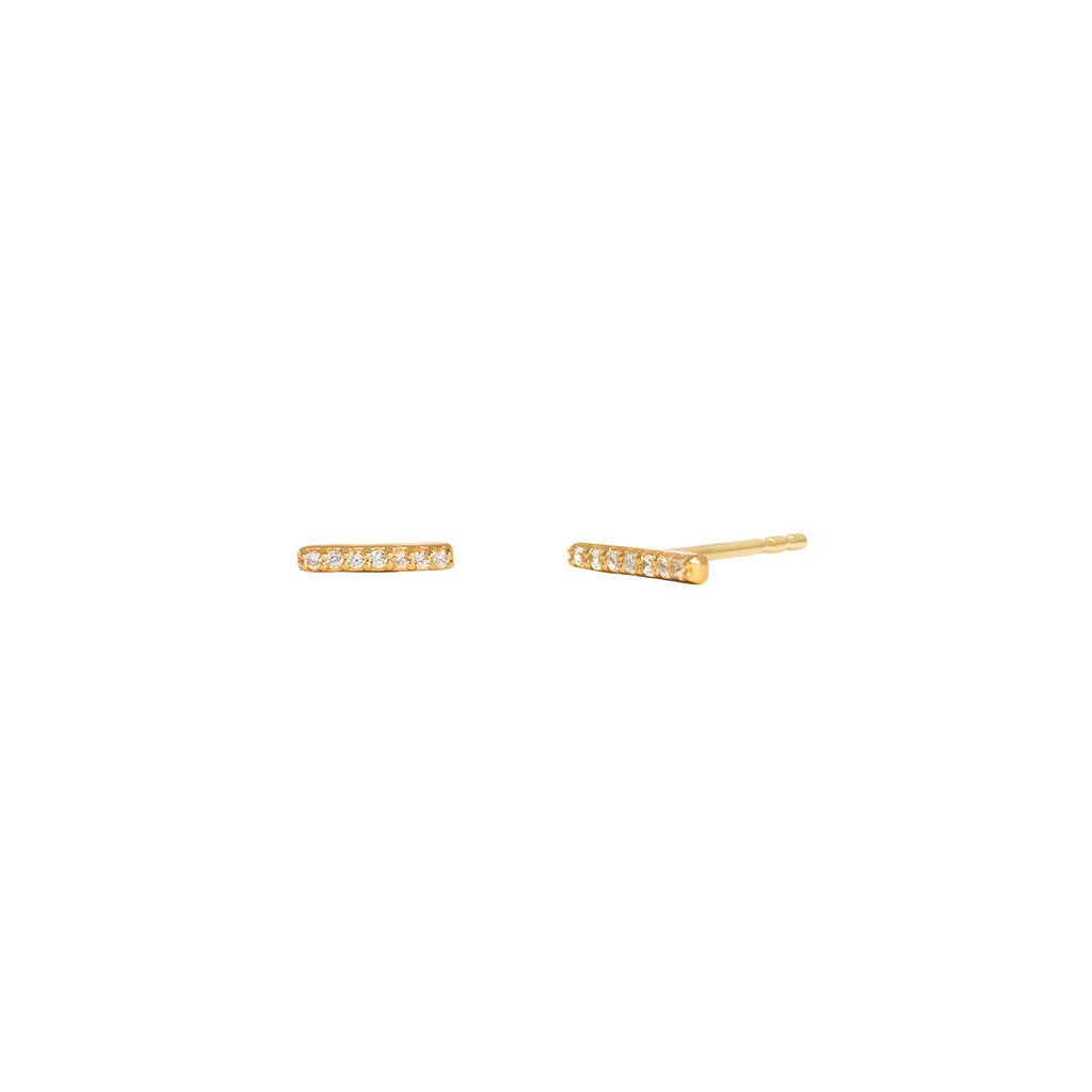 Leah Alexandra Pave bar studs YGP